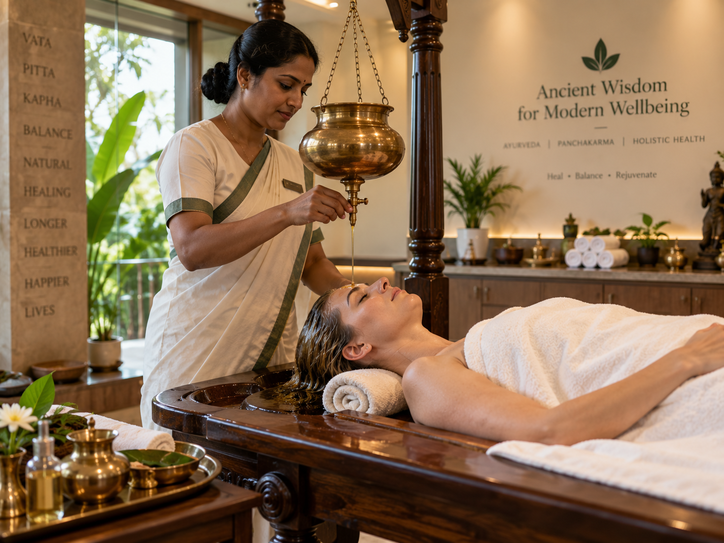 Ayurvedic Panchakarma treatment at a Kerala wellness hospital — Sultan GHC