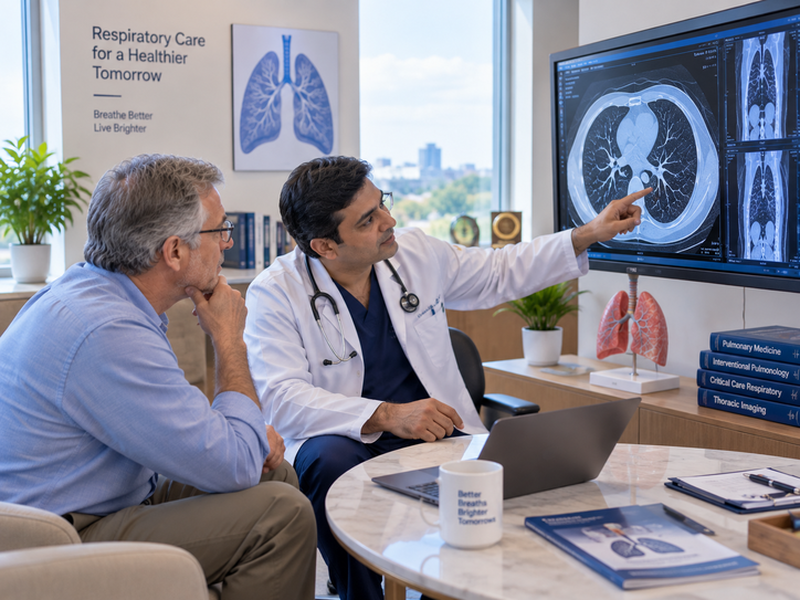 Advanced pulmonology suite at a Sultan GHC partner hospital in India